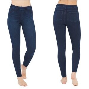 Spanx Jean-ish Ankle Leggings Blue S Denim
